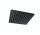 Deszczownica natryskowa Corsan stalowa czarna kwadratowa 25 cm