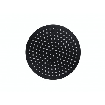 Deszczownica natryskowa Corsan stalowa czarna okrągła 30 cm