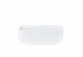 Wolnostojąca umywalka nablatowa Corsan prostokątna biała 39,5 x 39,5 x 14,5 cm z otworem na baterię