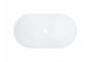 Wolnostojąca umywalka nablatowa Corsan owalna biała 62,5 x 35 x 16,5 cm