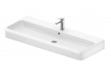 Umywalka meblowa 120x47cm, Duravit Qatego - Biały błyszczący (HyG) 