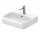Umywalka szlifowana 50x42cm, Duravit Qatego - Biały błyszczący