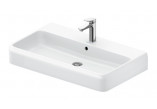 Umywalka szlifowana 80x47cm, Duravit Qatego - Biały błyszczący 