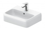 Umywalka mała, 45x35cm, Duravit Qatego - Biały błyszczący 