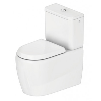 Miska toaletowa stojąca, 39x66cm, Duravit Qatego Rimless® 