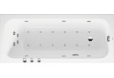 Wanna z hydromasażem 160x70cm, Duravit Qatego, Combi-System P- Biała