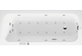 Wanna z hydromasażem 160x70cm, Duravit Qatego, Combi-System E- Biała