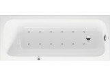 Wanna z hydromasażem 170x70cm, Duravit Qatego, Air-System - Biała