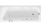 Wanna z hydromasażem 170x70cm, Duravit Qatego, Jet-System - Biała