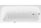 Wanna z hydromasażem 180x80cm, Duravit Qatego, Air-System - Biała
