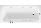 Wanna z hydromasażem 180x80cm, Duravit Qatego, Jet-System - Biała