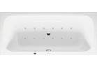 Wanna z hydromasażem 180x80cm, Duravit Qatego, Air-System - Biała