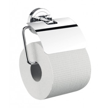 Uchwyt na papier toaletowy z klapką Emco Polo- sanitbuy.pl