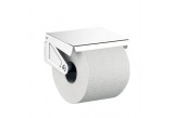 Wieszak/ Uchwyt na papier toaletowy z klapką Emco Polo