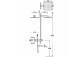 Zestaw baterii termostatycznej podtynkowej 2-drożnej prysznicowej, TRES B-SYSTEM - Czerń Matowa