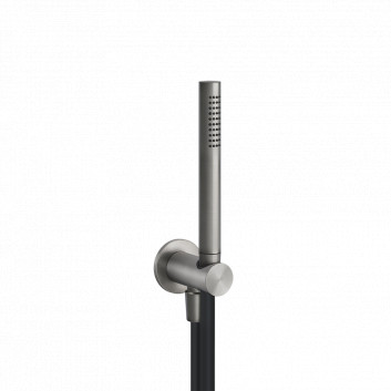 Zestaw natryskowy Gessi Shower316, słuchawka 1-funkcyjna z wężem 150cm i przyłączem - czarny