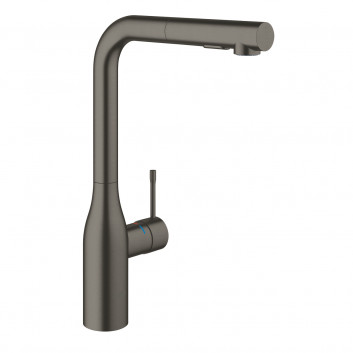 Jednouchwytowa bateria zlewozmywakowa, Grohe Essence - brushed hard graphite