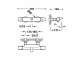 Bateria termostatyczna naścienna wannowa i prysznicowa, TRES OVER-WALL - Chrom  