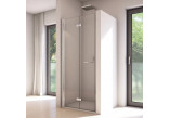 Drzwi prysznicowe do wnęki 80cm (lewe), Sanswiss Solino SOLF1 - srebrny połysk