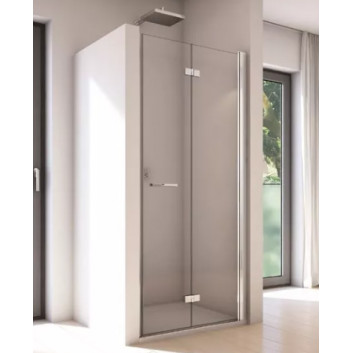 Drzwi prysznicowe do wnęki 100cm (prawe), Sanswiss Solino SOLF1 - srebrny połysk