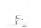 Bateria jednouchwytowa umywalkowa z zaworem spustowym Click-Clack, TRES BASE - Chrom