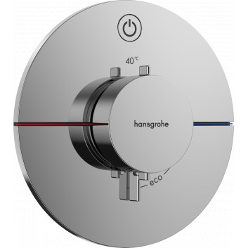 Bateria termostatyczna, podtynkowa do 1 odbiornika, Hansgrohe ShowerSelect Comfort S - Chrom  