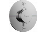 Bateria termostatyczna, podtynkowa do 2 odbiorników ze zintegrowanym systemem zabezpieczającym zgodnie z EN 1717, Hansgrohe ShowerSelect Comfort S - Chrom 