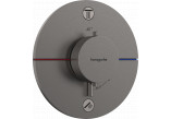 Bateria termostatyczna, podtynkowa do 2 odbiorników ze zintegrowanym systemem zabezpieczającym zgodnie z EN 1717, Hansgrohe ShowerSelect Comfort S - Czarny Chrom Szczotkowany