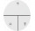 Zawór odcinający, podtynkowy do 3 odbiorników, Hansgrohe ShowerSelect Comfort S - Biały Matowy