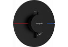 Bateria termostatyczna, podtynkowa, Hansgrohe ShowerSelect Comfort S - Czarny Matowy