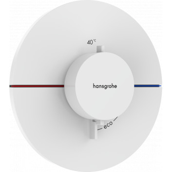 Bateria termostatyczna, podtynkowa, Hansgrohe ShowerSelect Comfort S - Biały Matowy