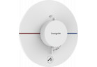 Bateria termostatyczna, podtynkowa do 1 odbiornika z dodatkowym wyjściem, Hansgrohe ShowerSelect Comfort S - Biały Matowy