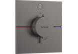Bateria termostatyczna, podtynkowa do 1 odbiornika, Hansgrohe ShowerSelect Comfort E - Czarny Chrom Szczotkowany