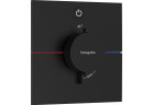 Bateria termostatyczna, podtynkowa do 1 odbiornika, Hansgrohe ShowerSelect Comfort E - Czarny Matowy