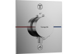 Bateria termostatyczna, podtynkowa do 2 odbiorników, Hansgrohe ShowerSelect Comfort E - Chrom
