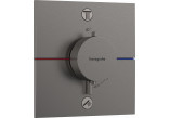 Bateria termostatyczna, podtynkowa do 2 odbiorników, Hansgrohe ShowerSelect Comfort E - Czarny Chrom Szczotkowany