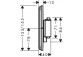 Bateria termostatyczna, podtynkowa do 2 odbiorników ze zintegrowanym systemem zabezpieczającym zgodnie z EN 1717, Hansgrohe ShowerSelect Comfort E - Biały Matowy