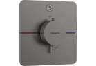 Bateria termostatyczna, podtynkowa do 1 odbiornika, Hansgrohe ShowerSelect Comfort Q - Czarny Chrom Szczotkowany