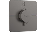 Bateria termostatyczna, podtynkowa do 1 odbiornika, Hansgrohe ShowerSelect Comfort Q - Czarny Chrom Szczotkowany