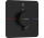 Bateria termostatyczna, podtynkowa do 1 odbiornika, Hansgrohe ShowerSelect Comfort Q - Czarny Matowy