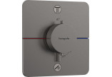 Bateria termostatyczna, podtynkowa do 2 odbiorników ze zintegrowanym systemem zabezpieczającym zgodnie z EN 1717, Hansgrohe ShowerSelect Comfort Q - Czarny Chrom Szczotkowany