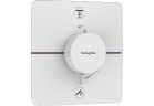 Bateria termostatyczna, podtynkowa do 2 odbiorników ze zintegrowanym systemem zabezpieczającym zgodnie z EN 1717, Hansgrohe ShowerSelect Comfort Q - Biały Matowy