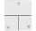 Zawór odcinający, podtynkowy do 3 odbiorników, Hansgrohe ShowerSelect Comfort Q - Biały Matowy