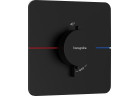Bateria termostatyczna, podtynkowa, Hansgrohe ShowerSelect Comfort Q -  Czarny Matowy