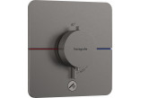 Bateria termostatyczna, podtynkowa do 1 odbiornika z dodatkowym wyjściem, Hansgrohe ShowerSelect Comfort Q - Czarny Chrom Szczotkowany