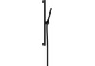 Zestaw prysznicowy 100 1jet EcoSmart z drążkiem 65 cm, Hansgrohe Pulsify S - Czarny Matowy