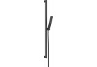 Zestaw prysznicowy 100 1jet EcoSmart z drążkiem 90 cm, Hansgrohe Pulsify E - Czarny Matowy