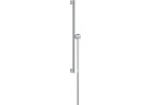 Drążek prysznicowy S Puro 65 cm z suwakiem EasySlide i wężem przysznicowym Isiflex 160cm, Hansgrohe Unica - Chrom 