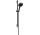 Zestaw prysznicowy 130 3jet z drążkiem S Puro 65 cm PushSlider i tekstylnym wężem prysznicowym Designflex 160 cm, Hansgrohe Rainfinity - Czarny Chrom Szczotkowany