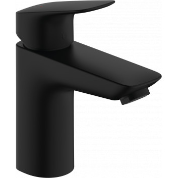 Jednouchwytowa bateria umywalkowa 100 bez kompletu odpływowego, Hansgrohe Logis -  Czarny Matowy